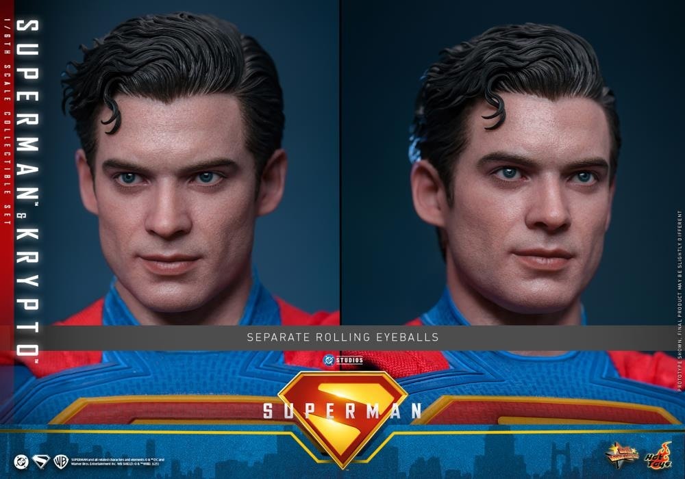 Superman (2025) MMS812 Superman & Krypto 1/6th Scale Collectible Figure Set