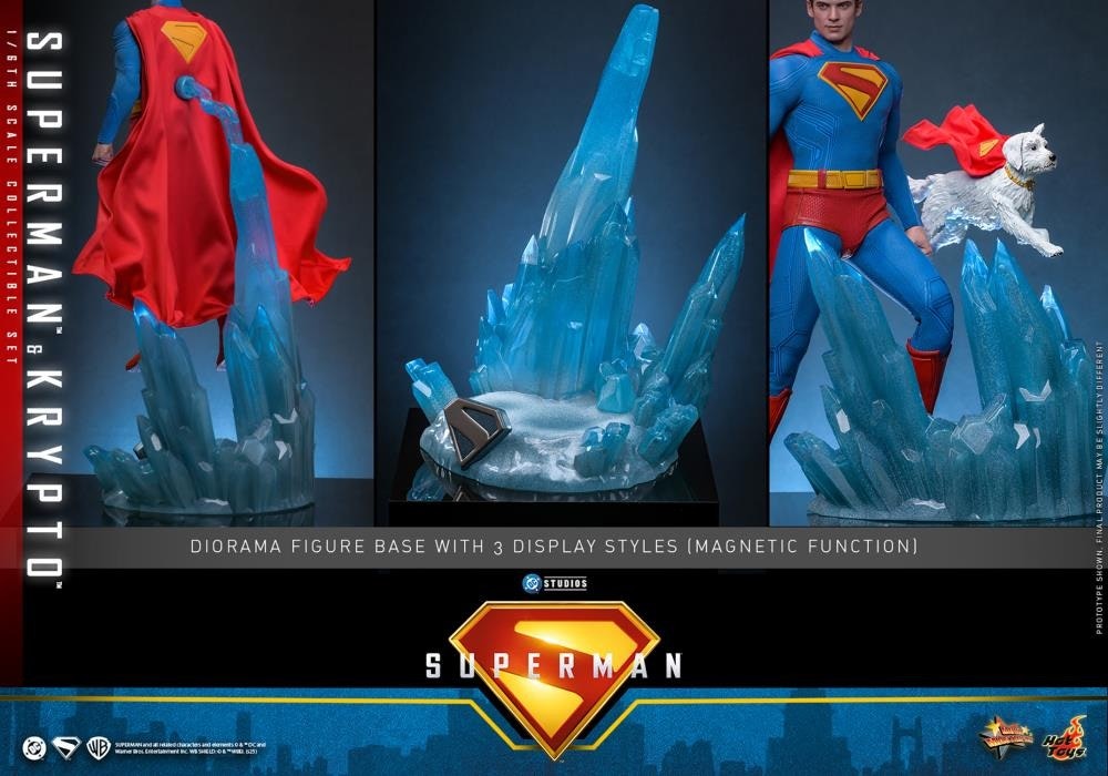 Superman (2025) MMS812 Superman & Krypto 1/6th Scale Collectible Figure Set