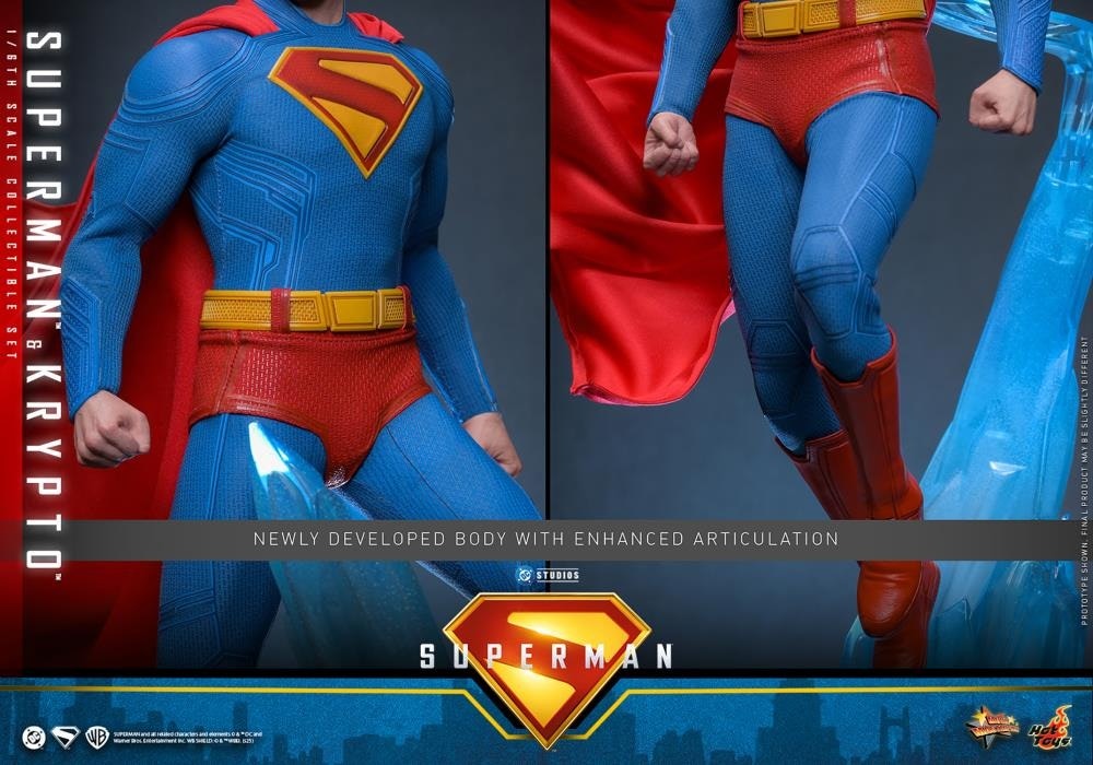Superman (2025) MMS812 Superman & Krypto 1/6th Scale Collectible Figure Set