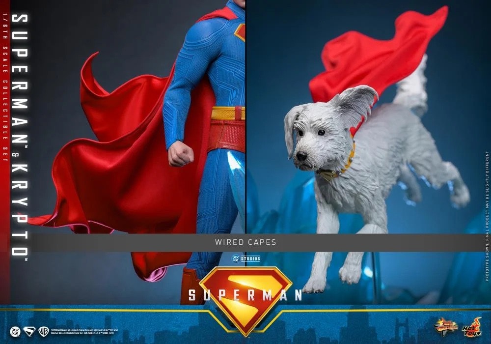 Superman (2025) MMS812 Superman & Krypto 1/6th Scale Collectible Figure Set
