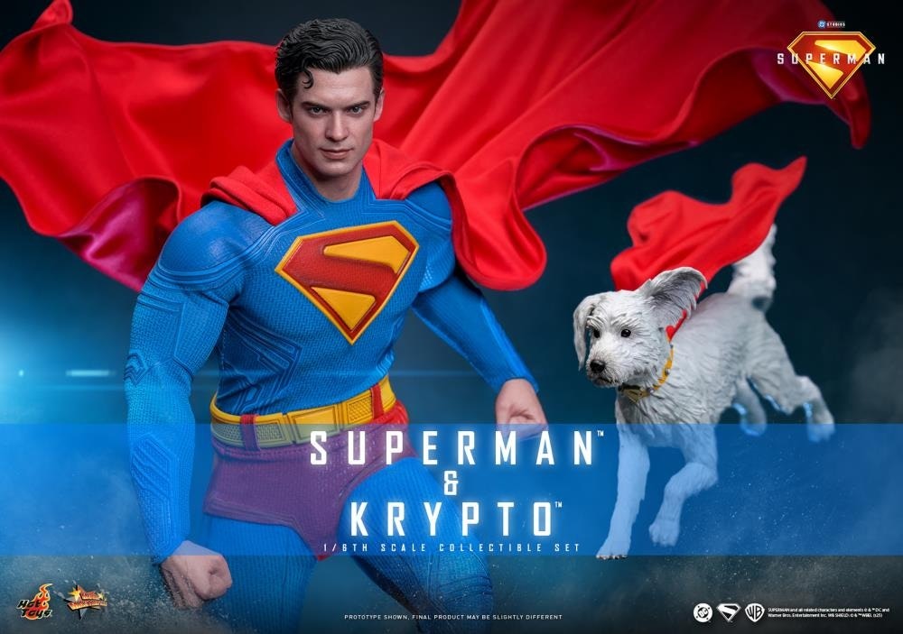 Superman (2025) MMS812 Superman & Krypto 1/6th Scale Collectible Figure Set