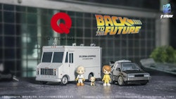 Back to the Future Q Village QV-04 Time Machine (Deluxe Edition) Model Kit Set