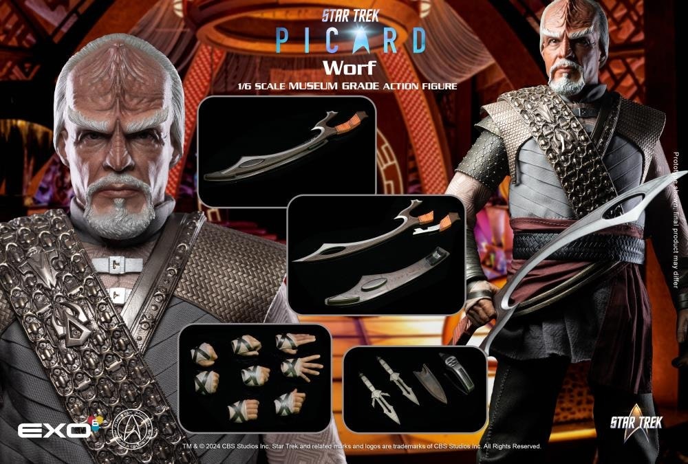 Star Trek: Picard Worf 1/6 Scale Figure