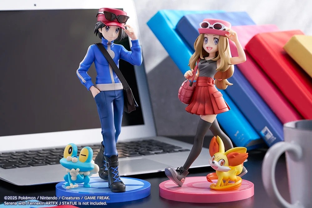 Pokemon ArtFX J Calem with Froakie 1/8 Scale Figure