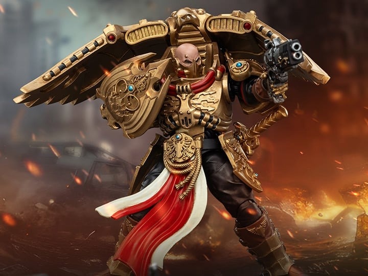 Warhammer: The Horus Heresy Legio Custodes Custodian Venetari Squad Venetari with Kinetic Destroyer 2 1/18 Scale Action Figure