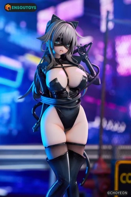 CHOYEON Illustration Cat Girl Happy-chan (Different Color Ver.) 1/6 Scale Figure