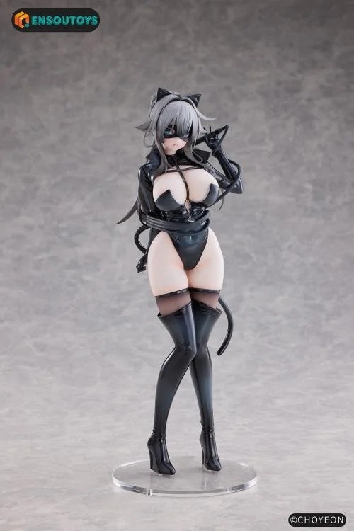 CHOYEON Illustration Cat Girl Happy-chan (Different Color Ver.) 1/6 Scale Figure