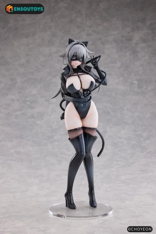 CHOYEON Illustration Cat Girl Happy-chan (Different Color Ver.) 1/6 Scale Figure