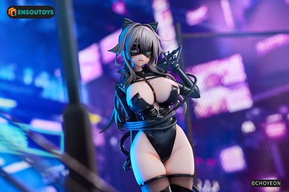 CHOYEON Illustration Cat Girl Happy-chan (Different Color Ver.) 1/6 Scale Figure