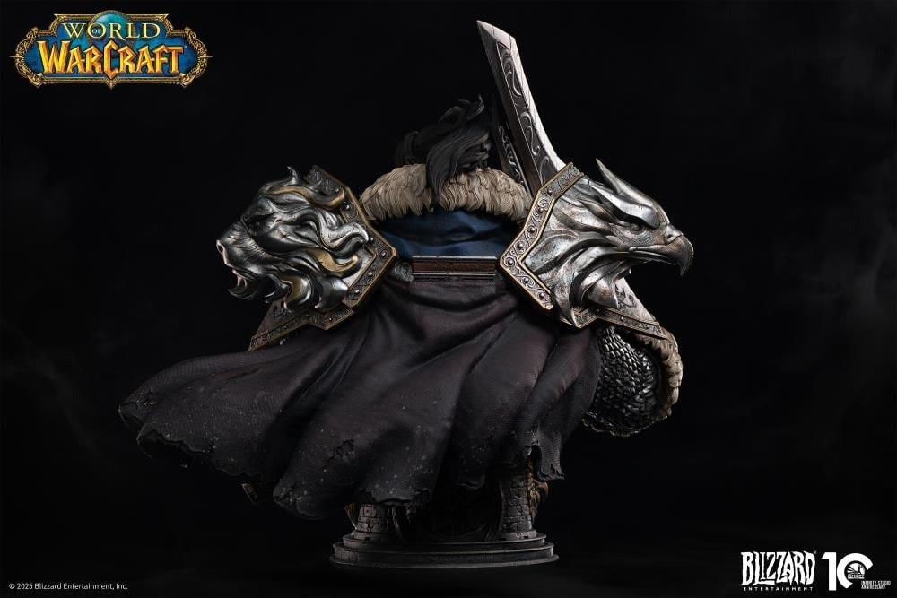 World of Warcraft Varian Wrynn 1/3 Scale Bust