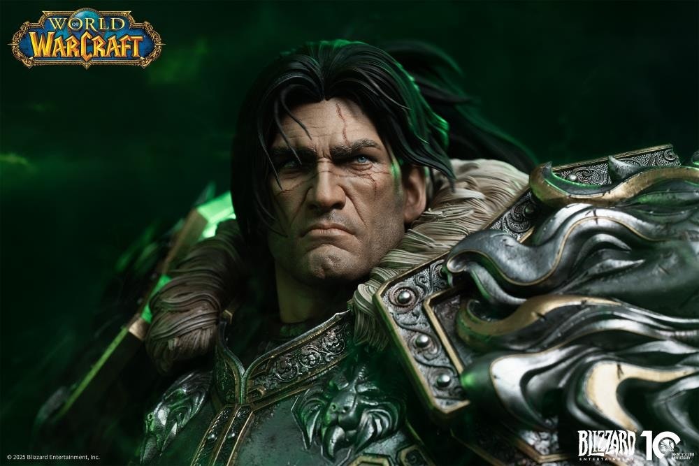 World of Warcraft Varian Wrynn 1/3 Scale Bust