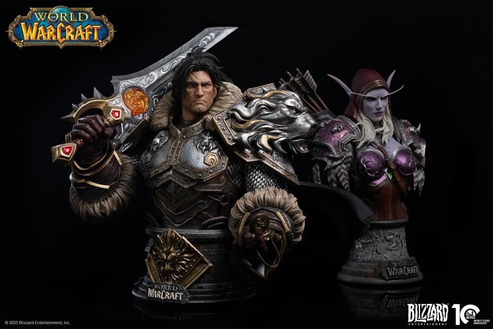 World of Warcraft Varian Wrynn 1/3 Scale Bust