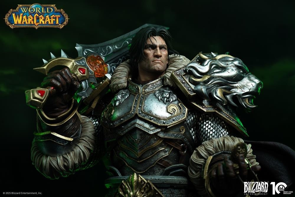 World of Warcraft Varian Wrynn 1/3 Scale Bust