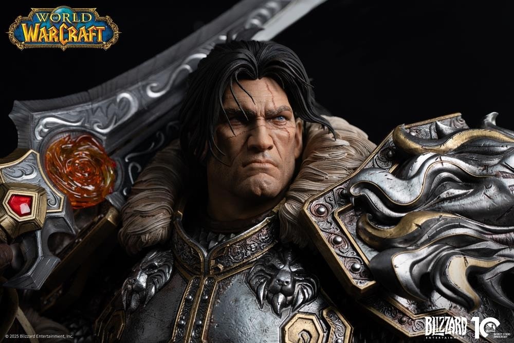 World of Warcraft Varian Wrynn 1/3 Scale Bust