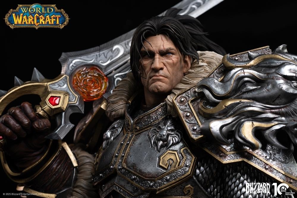 World of Warcraft Varian Wrynn 1/3 Scale Bust