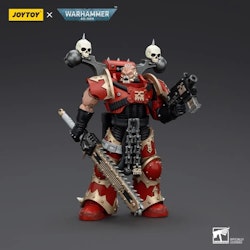 Warhammer 40K World Eaters Khorne Berzerker Eviscerator Chainsword 1/18 Scale Action Figure