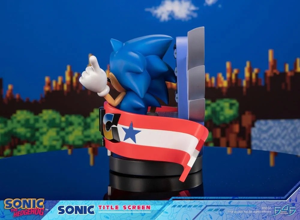 Sonic The Hedgehog Sonic Title Screen Limited Edition Statue