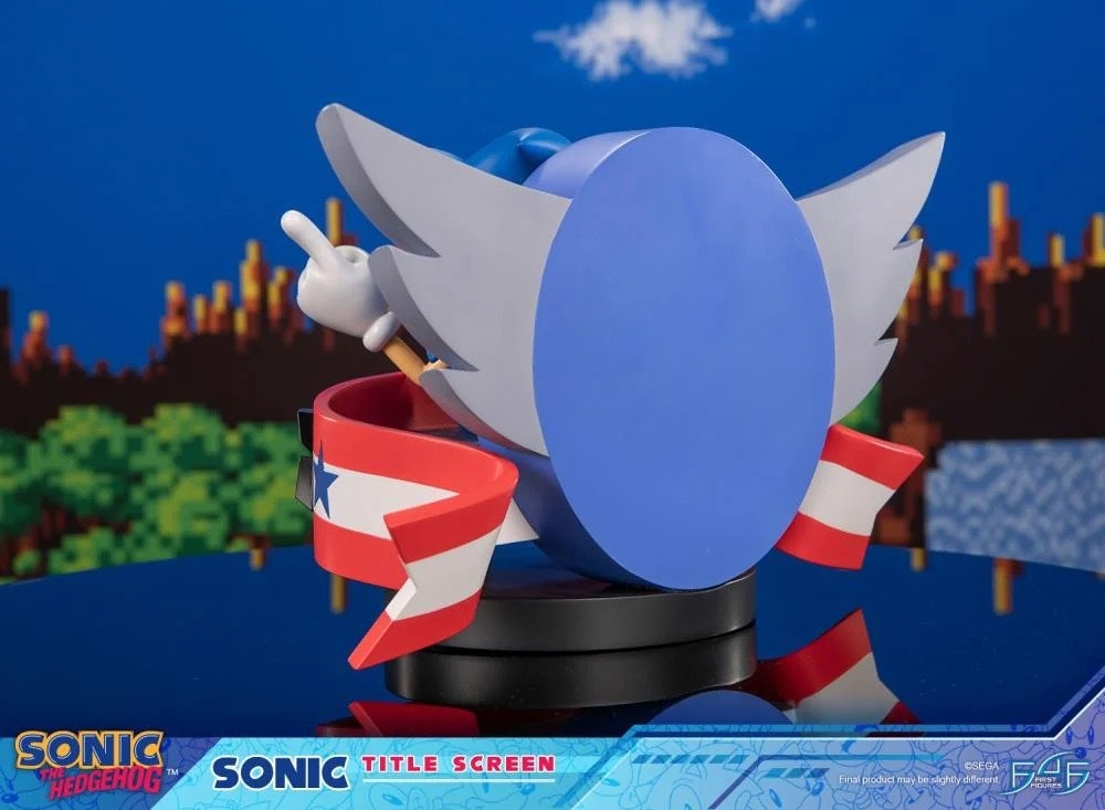 Sonic The Hedgehog Sonic Title Screen Limited Edition Statue