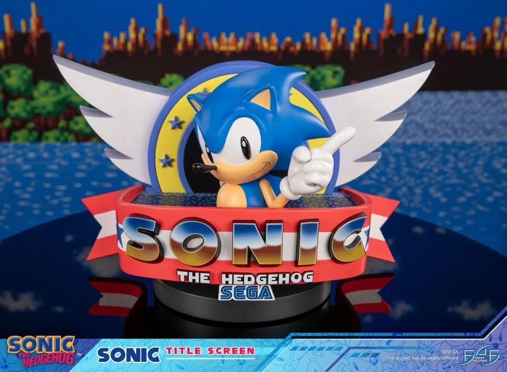 Sonic The Hedgehog Sonic Title Screen Limited Edition Statue