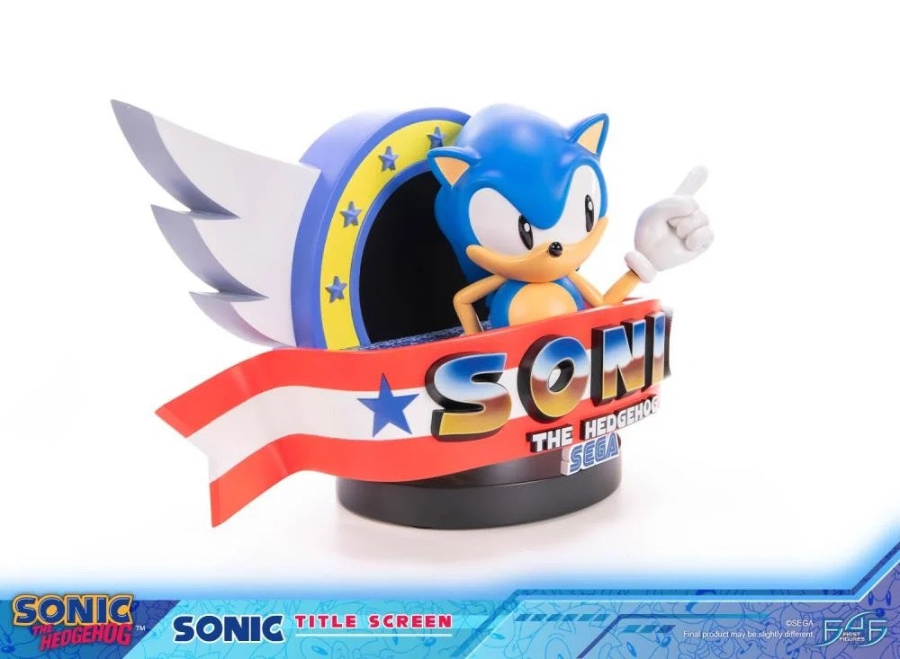 Sonic The Hedgehog Sonic Title Screen Limited Edition Statue