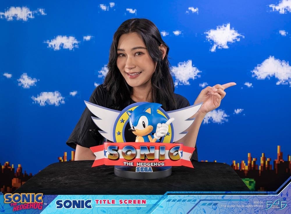 Sonic The Hedgehog Sonic Title Screen Limited Edition Statue