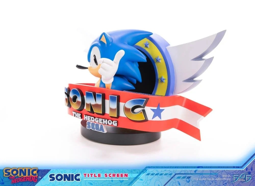Sonic The Hedgehog Sonic Title Screen Limited Edition Statue