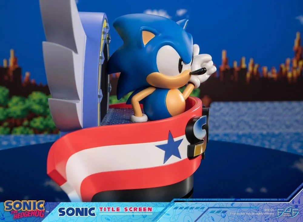 Sonic The Hedgehog Sonic Title Screen Limited Edition Statue