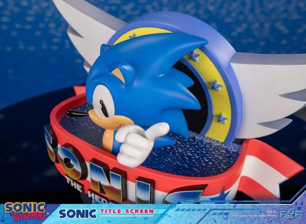 Sonic The Hedgehog Sonic Title Screen Limited Edition Statue
