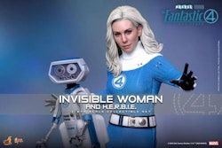 The Fantastic Four: First Steps MMS Invisible Woman and H.E.R.B.I.E. 1/6th Scale Collectible Figure Set