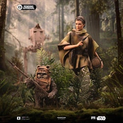 Star Wars: Return of the Jedi Leia and Wicket 1/10 Art Scale Limited Edition Statue