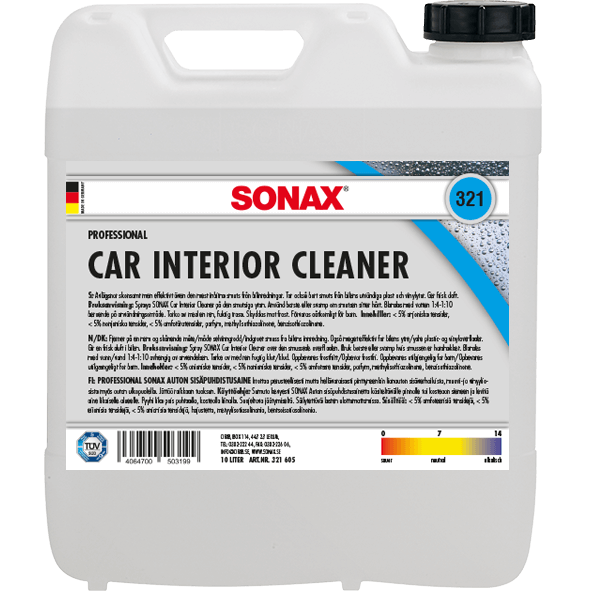 SONAX Car Interior Cleaner, 10 L