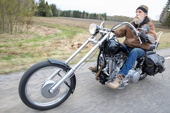 Harley Chopper på väg