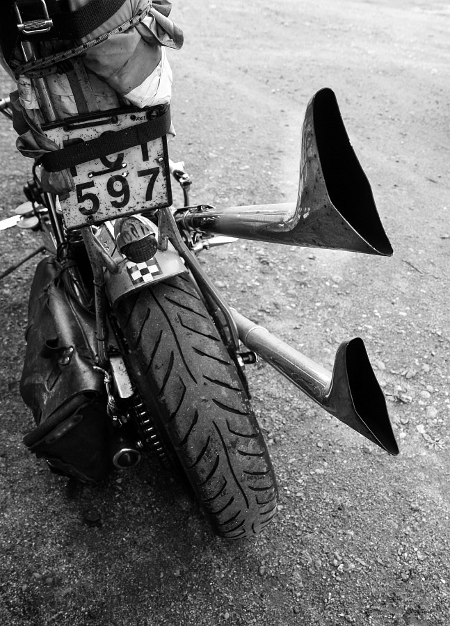 Köp fotografi - Harley pipes