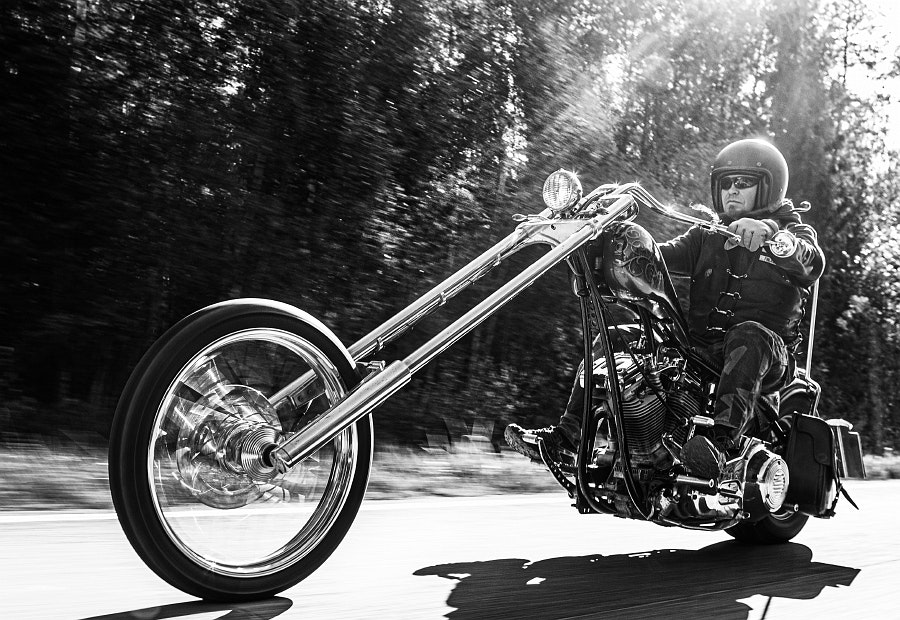 Köp fotografi - Harley Davidson Chopper