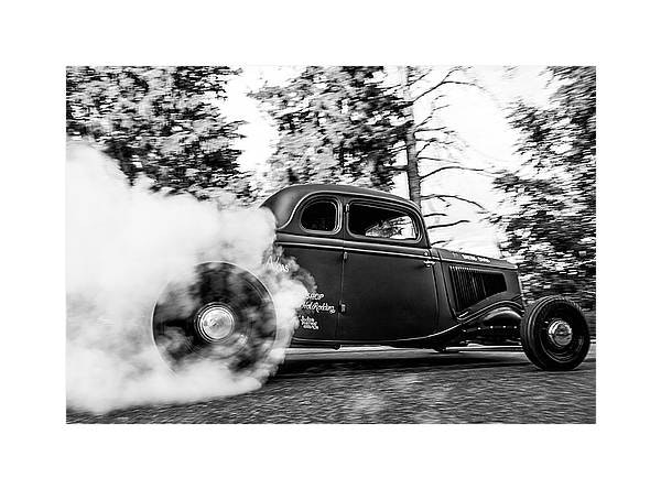 Bil tavla - Hot Rod Burnout