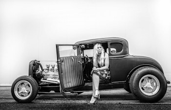 Köp Hot Rod fotografi - Hot Rod Woman