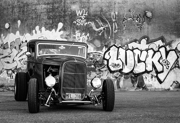 Biltavla Hot Rod  - LUCKY