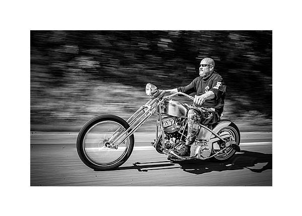 Köp fotografi - Harley Davidson På väg