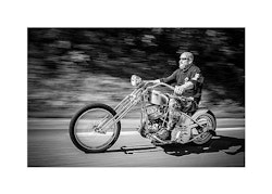 Köp fotografi - Harley Davidson På väg
