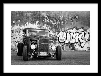 Biltavla - Fotografi - Hot Rod  - Lucky