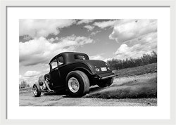 Biltavla - Fotografi - Hot Rod grus