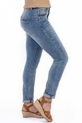 Jeans Destiny Blå denim- Capri Collection strl 34