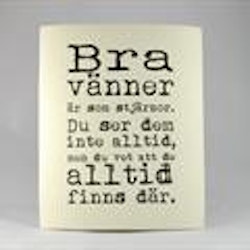 Disktrasa " Bra vänner..."