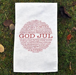 Handduk "God Jul" Mellow Design