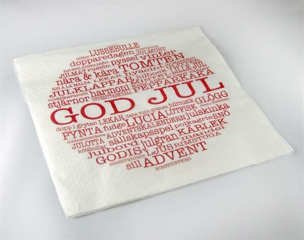 Mellow Design servett "God Jul"