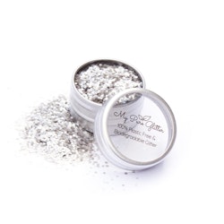 MyPureGlitter Shiny Silver Bio-Glitter® (Super Chunky)