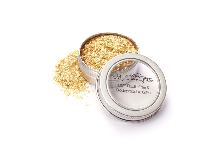 MyPureGlitter Sunny Gold Bio-Glitter® (Super Chunky)