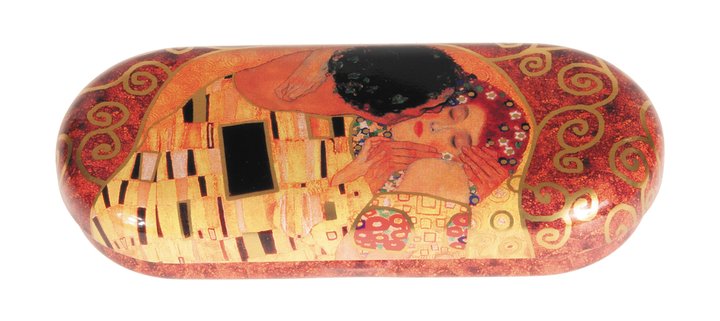Glasögonfodral, Kyssen, Gustav Klimt