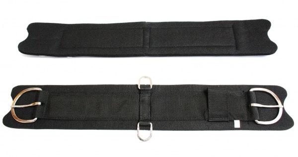 Filt/neopren sadelgjord 28 tum