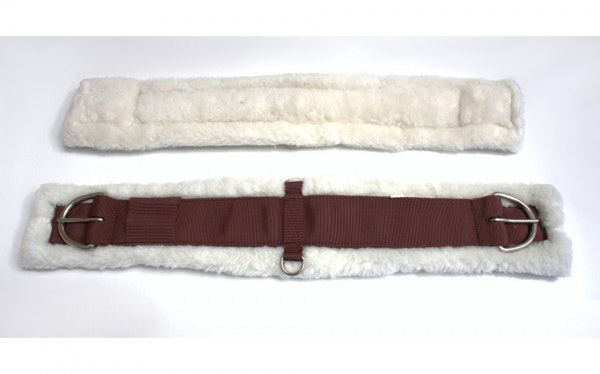 Westernsadelgjord  med fleece 34 tum